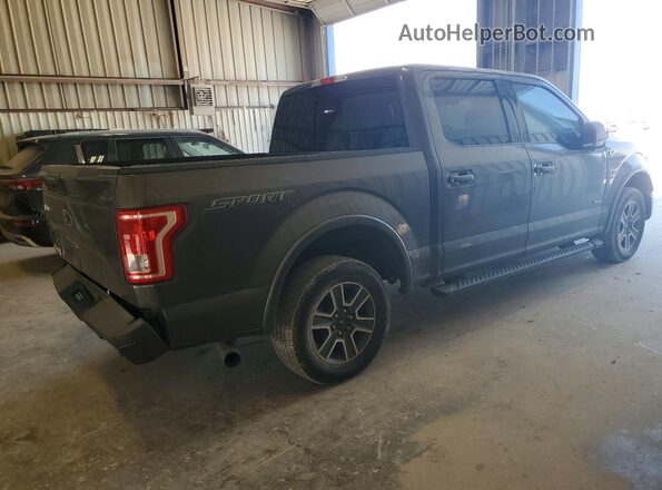 1FTEW1CP2GKD62977 2016 FORD F150 Gray Front view