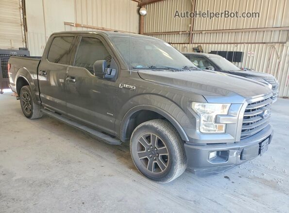 1FTEW1CP2GKD62977 2016 FORD F150 Gray Dashboard view