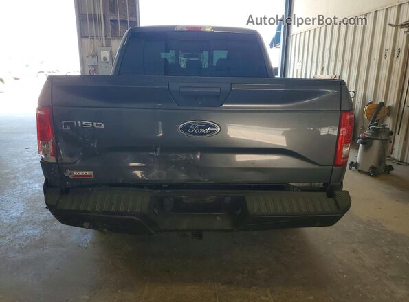1FTEW1CP2GKD62977 2016 FORD F150 Gray Rear interior view