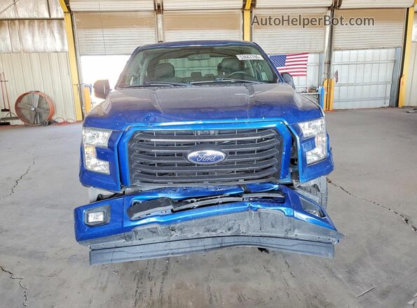 1FTEW1CP2HKC55560 2017 FORD F150 Blue Front view