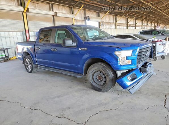 1FTEW1CP2HKC55560 2017 FORD F150 Blue Front right