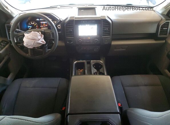 1FTEW1CP2HKC55560 2017 FORD F150 Blue Dashboard view