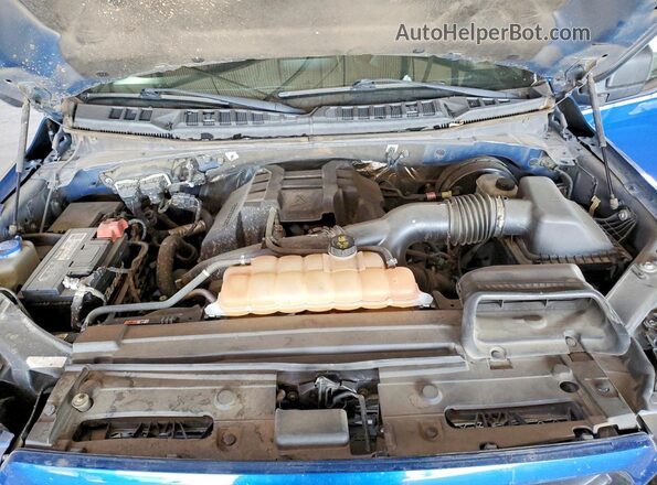 1FTEW1CP2HKC55560 2017 FORD F150 Blue Rear interior view