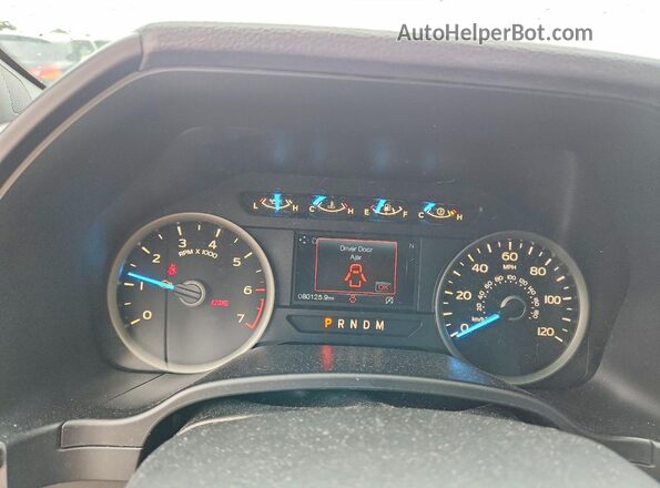 1FTEW1CP2JFB96427 2018 FORD F150 Silver Вид щитка приладів