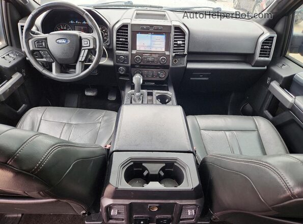 1FTEW1CP2JFB96427 2018 FORD F150 Silver Вид панелі приладів