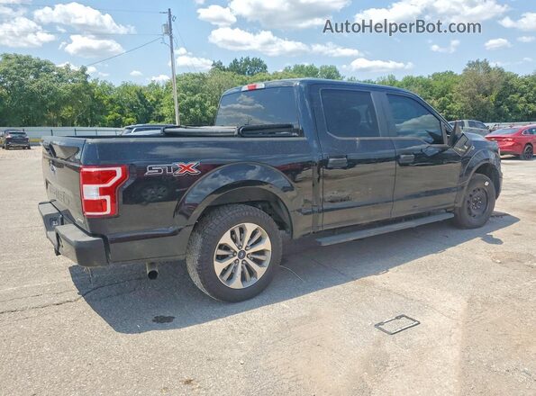 1FTEW1CP2JFC69070 2018 FORD F150 Черный Задняя правая четверть