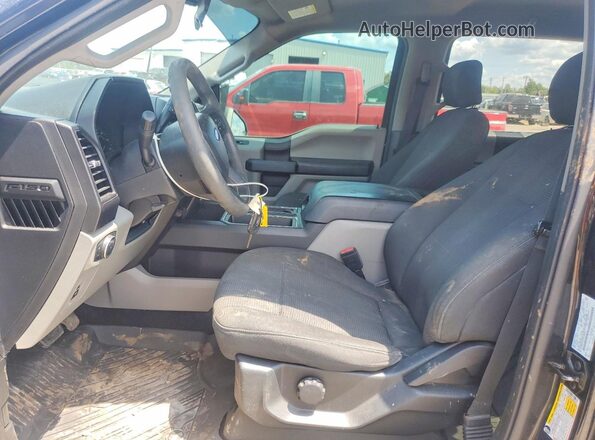 1FTEW1CP2JFC69070 2018 FORD F150 Черный Вид салона спереди