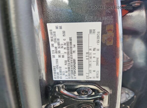 1FTEW1CP2KFA28501 2019 FORD F150 Black Vista del compartimento del motor