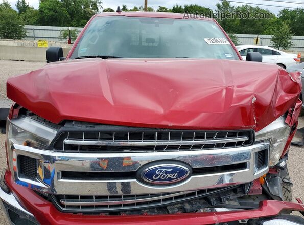1FTEW1CP2LKD60317 2020 FORD F150 Red Vista interior trasera