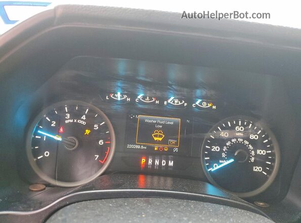 1FTEW1CP2LKD65663 2020 FORD F150 Gray Widok zestawu wskaźników