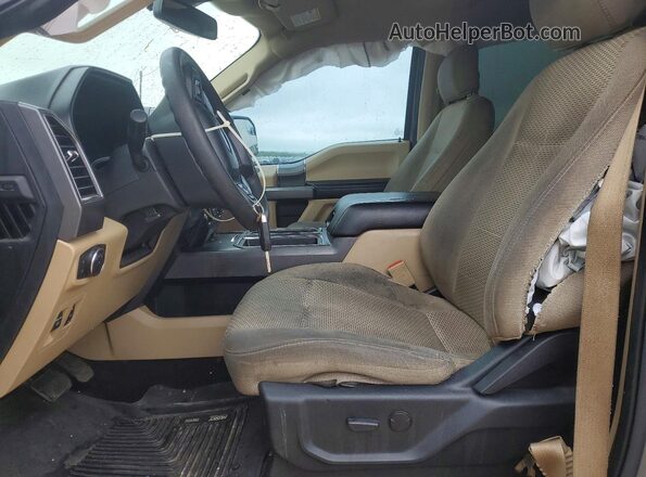 1FTEW1CP2LKD65663 2020 FORD F150 Gray Widok wnętrza z przodu