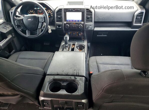 1FTEW1CP2LKE86256 2020 FORD F150 Gray Dashboard view