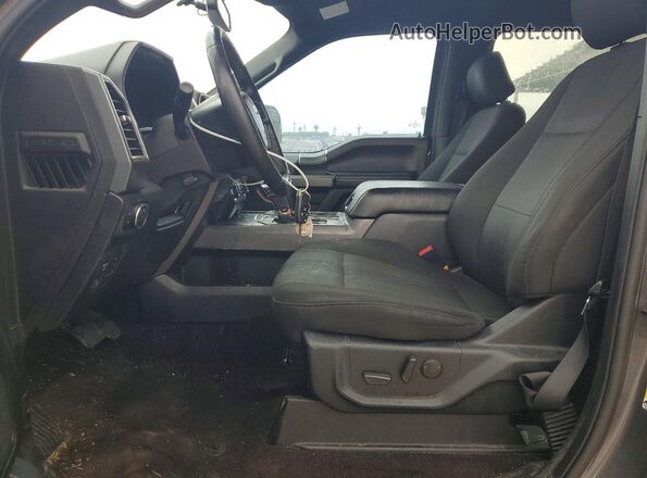 1FTEW1CP2LKE86256 2020 FORD F150 Gray Front interior view