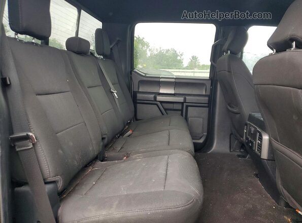 1FTEW1CP2LKE86256 2020 FORD F150 Gray Rear seats view