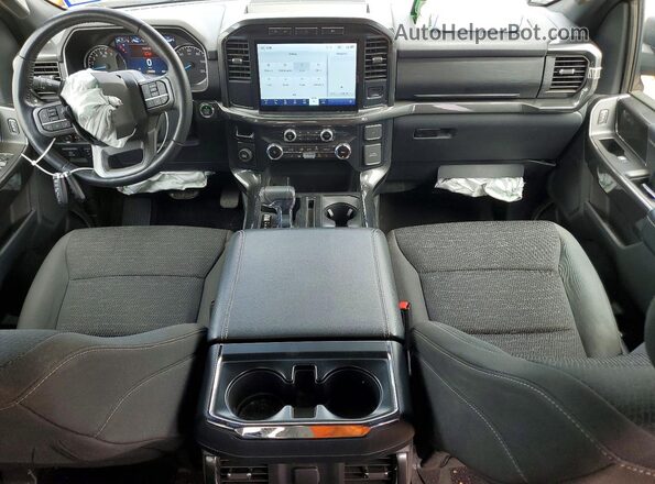1FTEW1CP2NFA60045 2022 FORD F150 Gray Вид панелі приладів