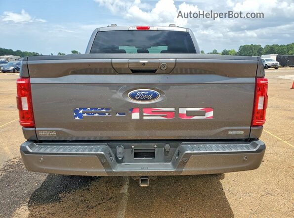 1FTEW1CP2NFA60045 2022 FORD F150 Gray Вид ззаду