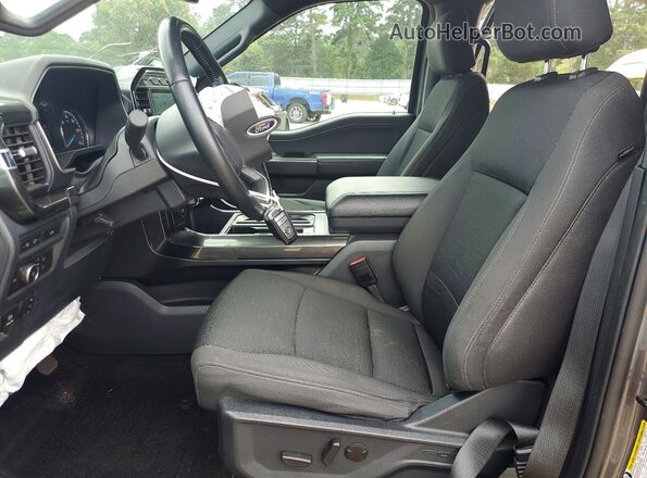 1FTEW1CP2NFA60045 2022 FORD F150 Gray Вид салону спереду