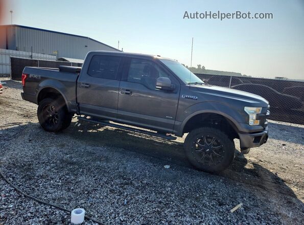 1FTEW1CP3GKF09937 2016 FORD F150 Gray Front right
