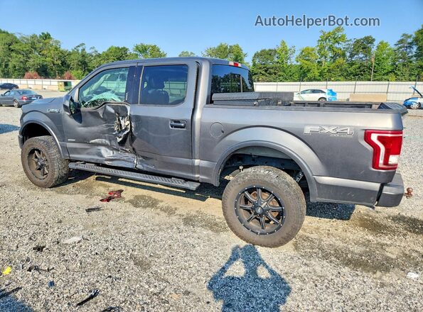 1FTEW1CP3GKF09937 2016 FORD F150 Gray Rear left