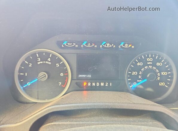 1FTEW1CP3GKF09937 2016 FORD F150 Gray Instrument cluster view
