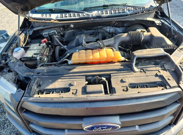 1FTEW1CP3GKF09937 2016 FORD F150 Gray Rear interior view