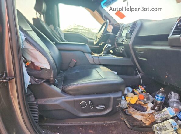 1FTEW1CP3GKF09937 2016 FORD F150 Gray Front interior view