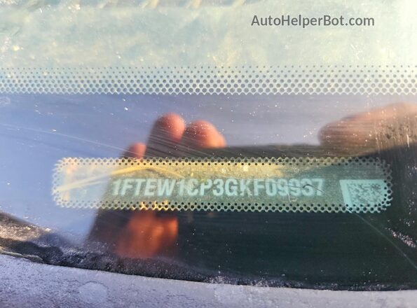 1FTEW1CP3GKF09937 2016 FORD F150 Gray Engine compartment view