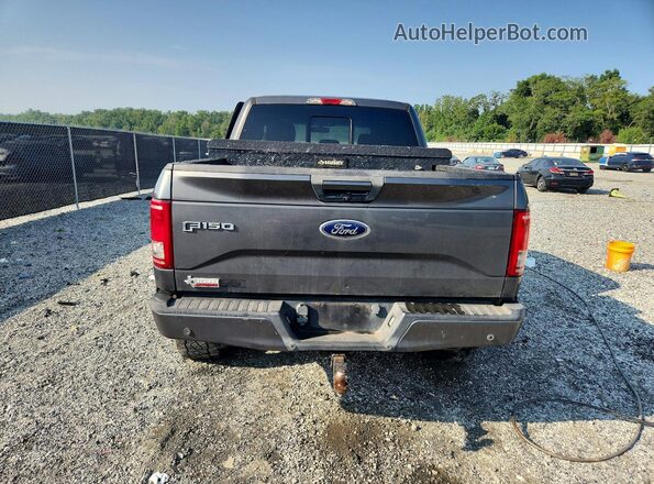 1FTEW1CP3GKF09937 2016 FORD F150 Gray Rear view
