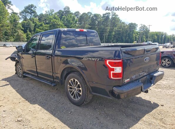1FTEW1CP3JKE91706 2018 FORD F150 Blue Հետևի ձախ