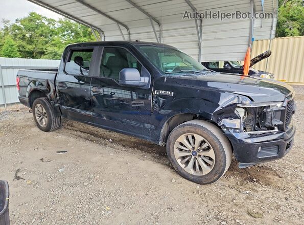 1FTEW1CP3JKG02741 2018 FORD F150 Black Передня права чверть