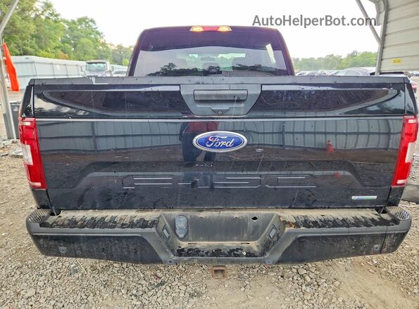 1FTEW1CP3JKG02741 2018 FORD F150 Black Вид ззаду