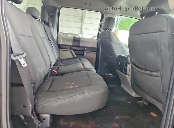 1FTEW1CP3JKG02741 2018 FORD F150 Black Вид задніх сидінь