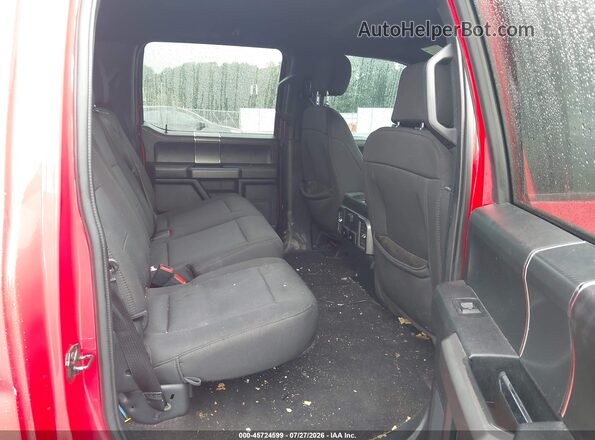 1FTEW1CP3LFC37909 2020 FORD F150 Red Widok naklejki z numerem VIN
