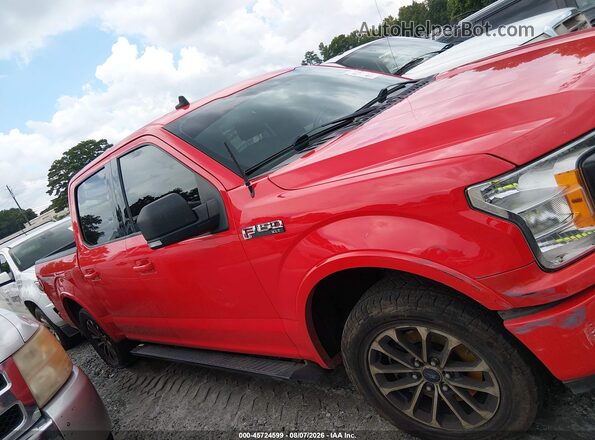 1FTEW1CP3LFC37909 2020 FORD F150 Red Widok wnętrza z tyłu