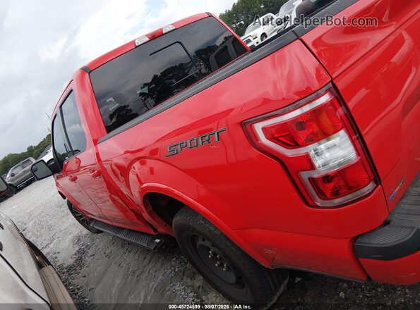 1FTEW1CP3LFC37909 2020 FORD F150 Red Widok wnętrza 360 stopni