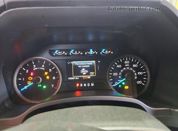 1FTEW1CP3LKD31506 2020 FORD F150 Белый Вид щитка приборов