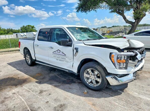 1FTEW1CP3MFA87608 2021 FORD F150 White Передня права чверть