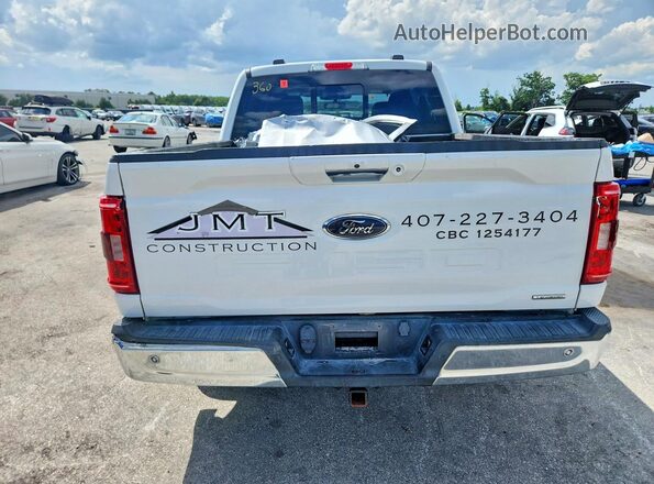 1FTEW1CP3MFA87608 2021 FORD F150 White Вид ззаду