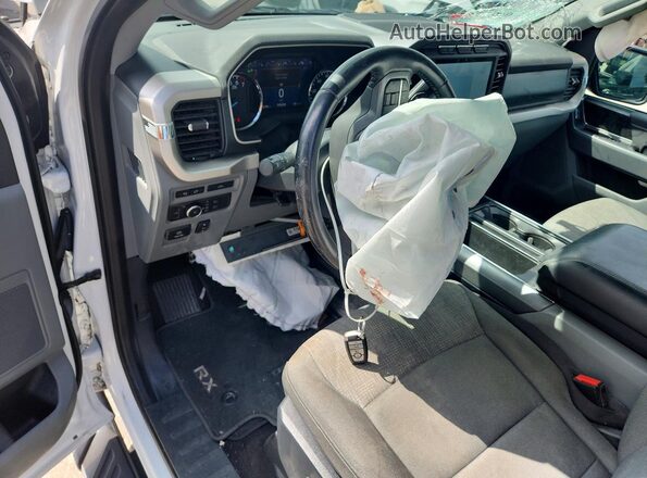 1FTEW1CP3MFA87608 2021 FORD F150 White Вид панелі приладів