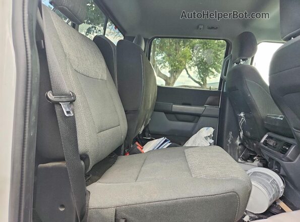 1FTEW1CP3MFA87608 2021 FORD F150 White Вид задніх сидінь