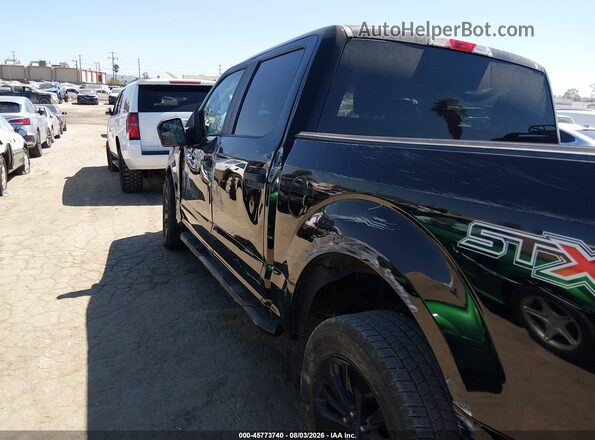 1FTEW1CP4JKC95483 2018 FORD F150 Black Вид спереду