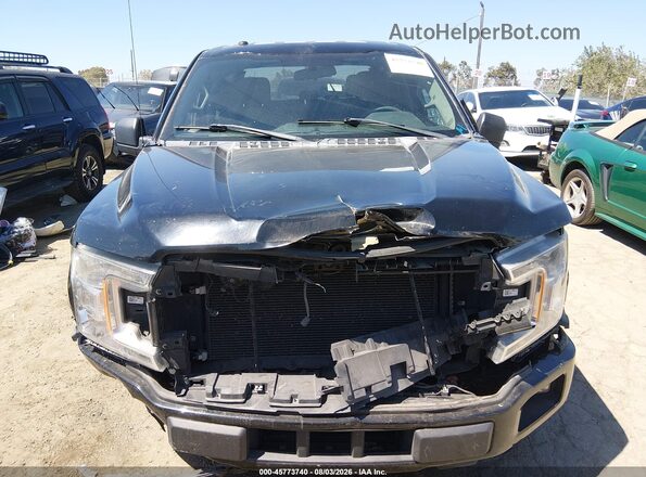 1FTEW1CP4JKC95483 2018 FORD F150 Black Вид задньої частини салону