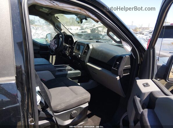 1FTEW1CP4JKC95483 2018 FORD F150 Black Вид салону спереду