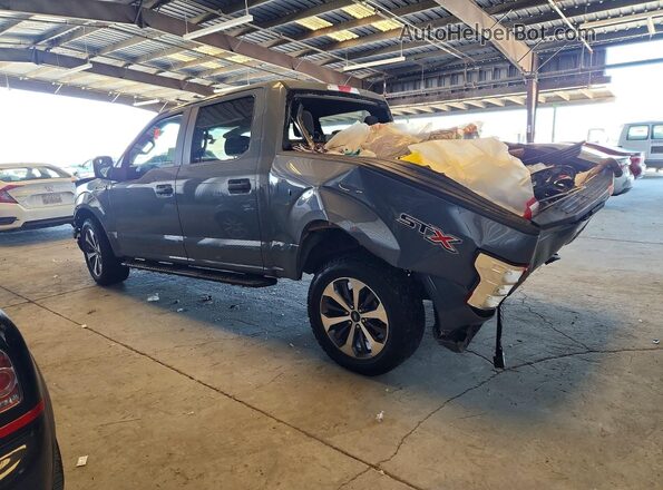 1FTEW1CP4KKD82835 2019 FORD F150 Gray Trasero izquierdo