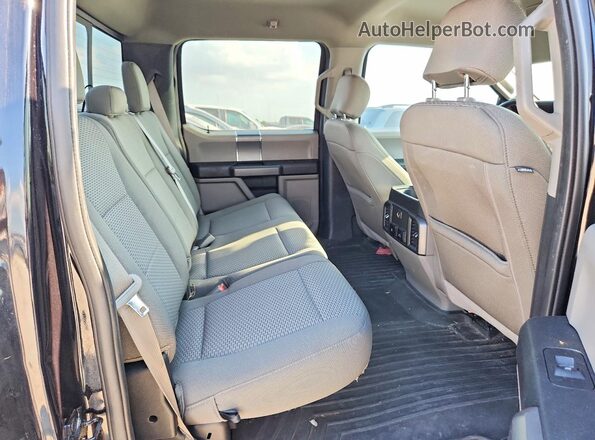1FTEW1CP4KKE90940 2019 FORD F150 Black Вид задніх сидінь
