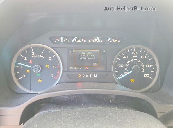 1FTEW1CP4KKE90940 2019 FORD F150 Black Вид щитка приладів