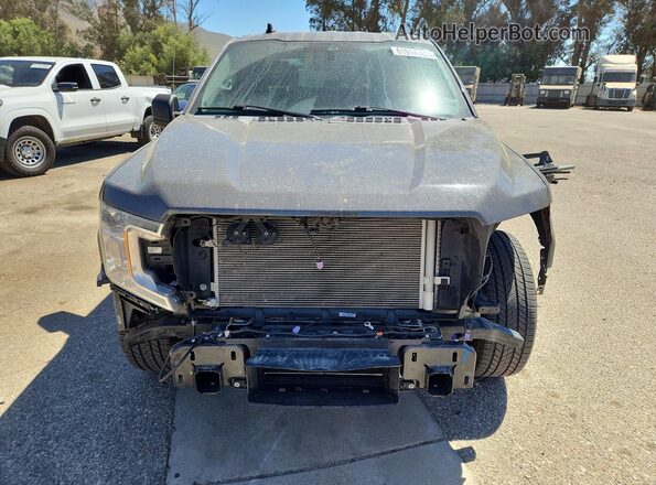 1FTEW1CP4LFA58097 2020 FORD F150 Gray Front view