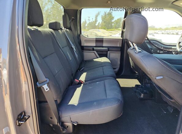 1FTEW1CP4LFA58097 2020 FORD F150 Gray Rear seats view