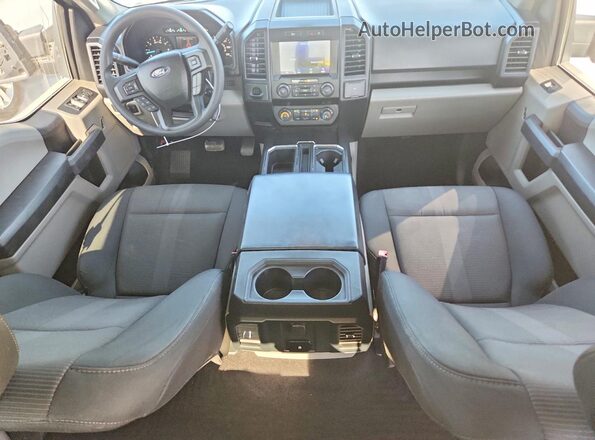 1FTEW1CP4LKF53665 2020 FORD F150 Gray Dashboard view