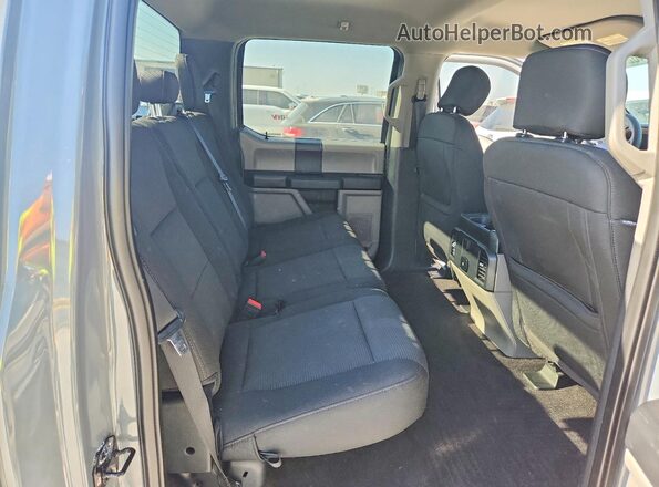 1FTEW1CP4LKF53665 2020 FORD F150 Gray Rear seats view